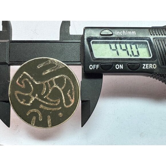 Vintage Sterling Silver 925 Mexican Aztec Mayan Warrior Brooch Pin Mix Negro - Picture 7 of 8